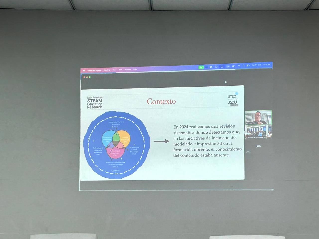 Presentación por videoconferencia