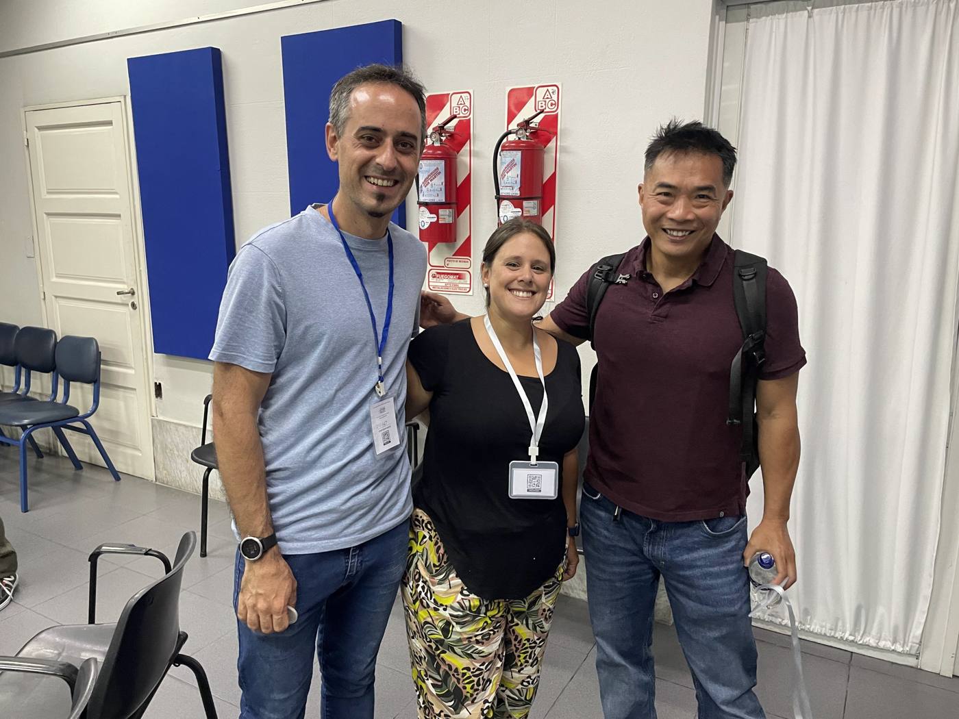Encuentro entre participantes